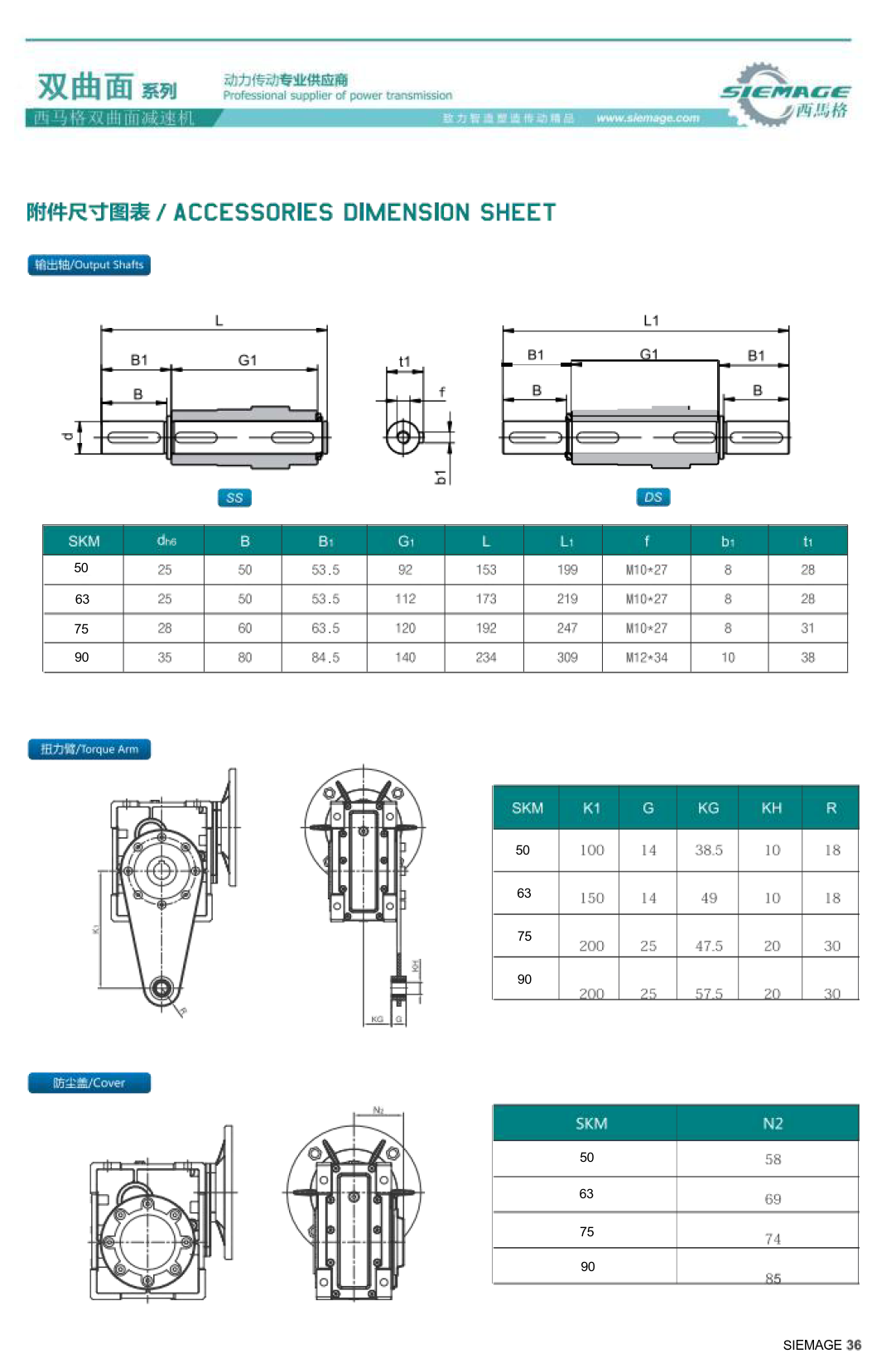 西馬格減速機出力軸